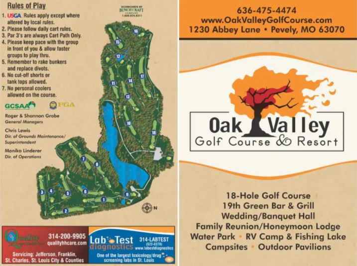 Oak Valley Rules of Play 